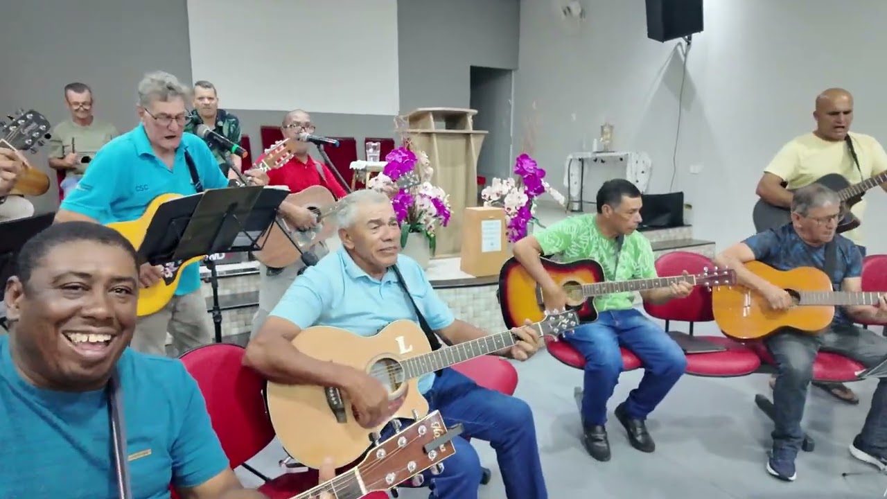 Mai um ensaio abençoado pra glória de DEUS 