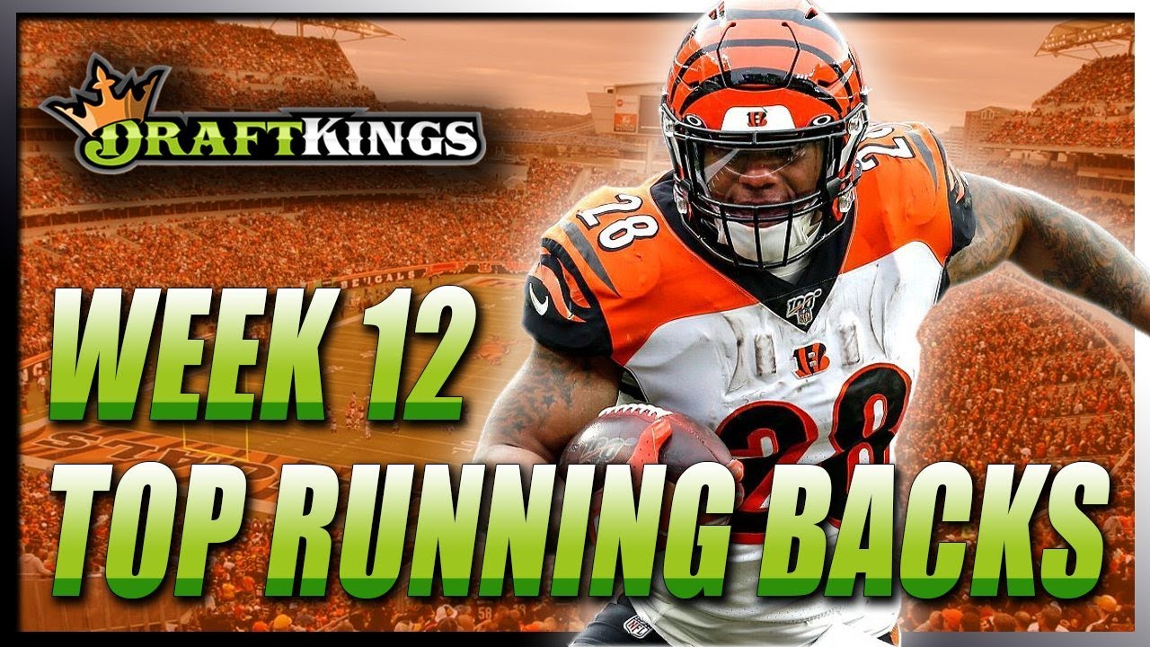 NFL DFS WEEK 12 TOP RUNNING BACKS | DRAFTKINGS WEEK 12 PICKS NFL DFS