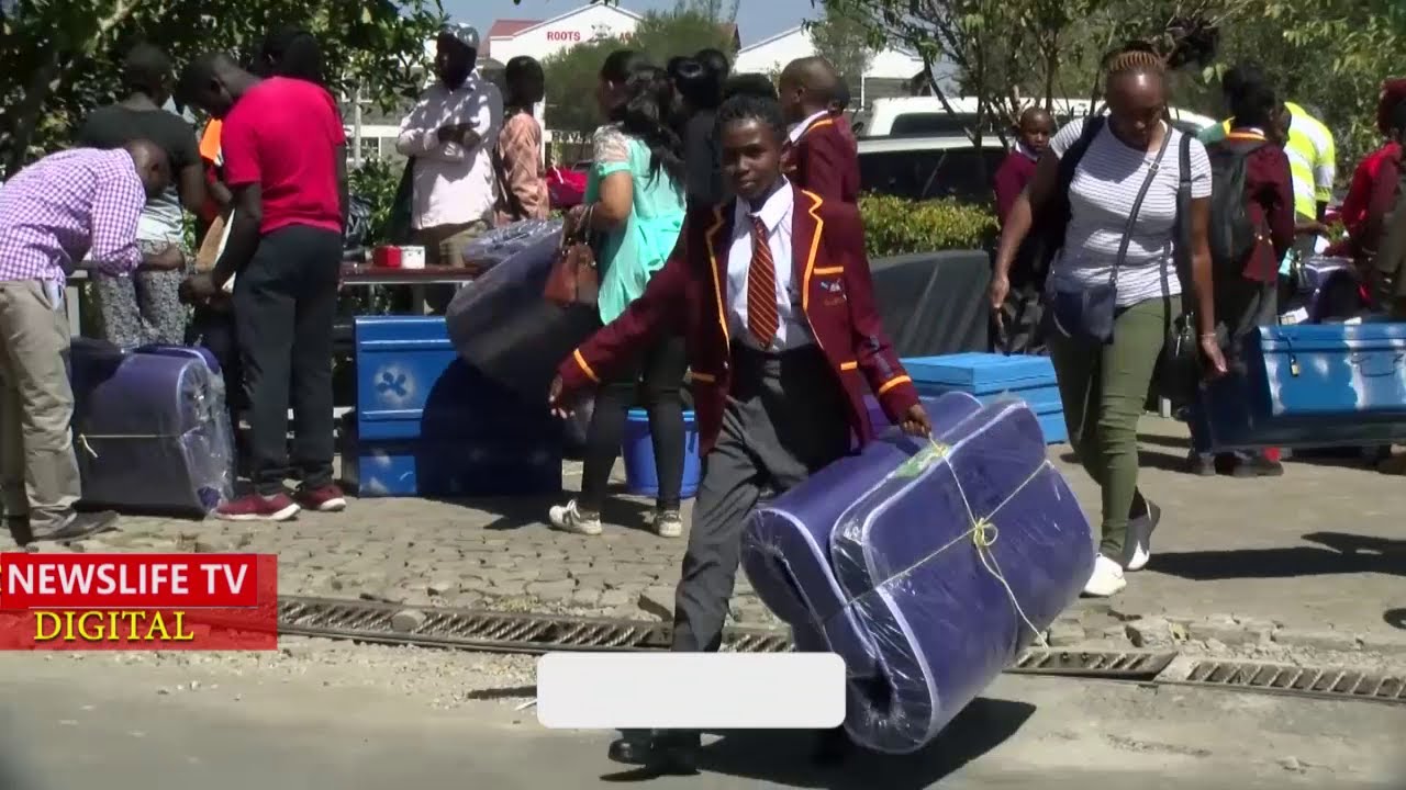 JUNIOR SECONDARY IN NAKURU,,,,GRADE 7 ENTER IN STYLE SCARING THE LOWER PRIMARY PUPILS