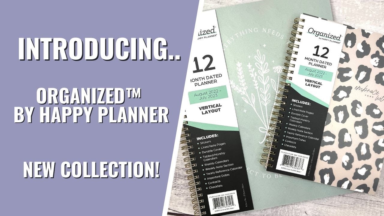 NEW! Organized&trade; by Happy Planner