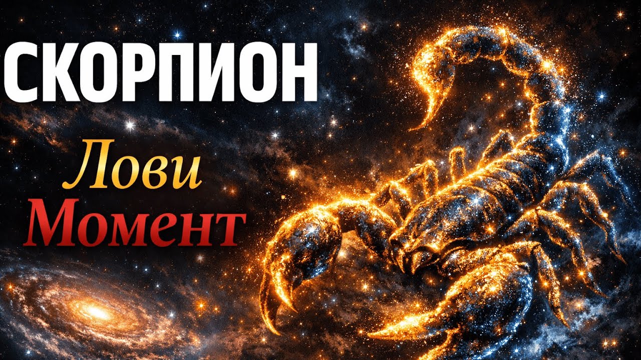 СКОРПИОН: ЛОВИ МОМЕНТ УДАЧИ! Гороскоп