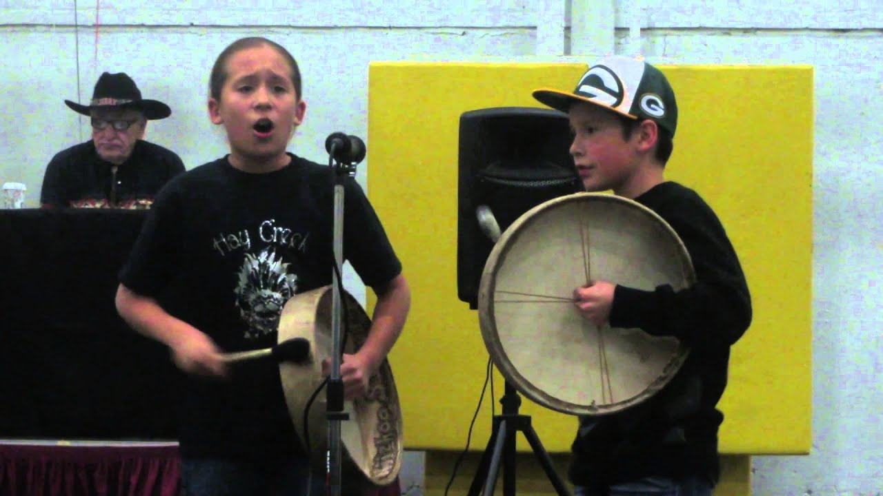 Hay Creek -  singing Northern Cree song