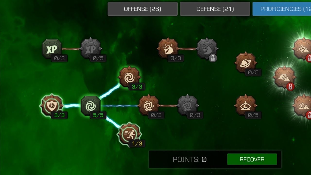 MCOC Masteries - Proficiencies