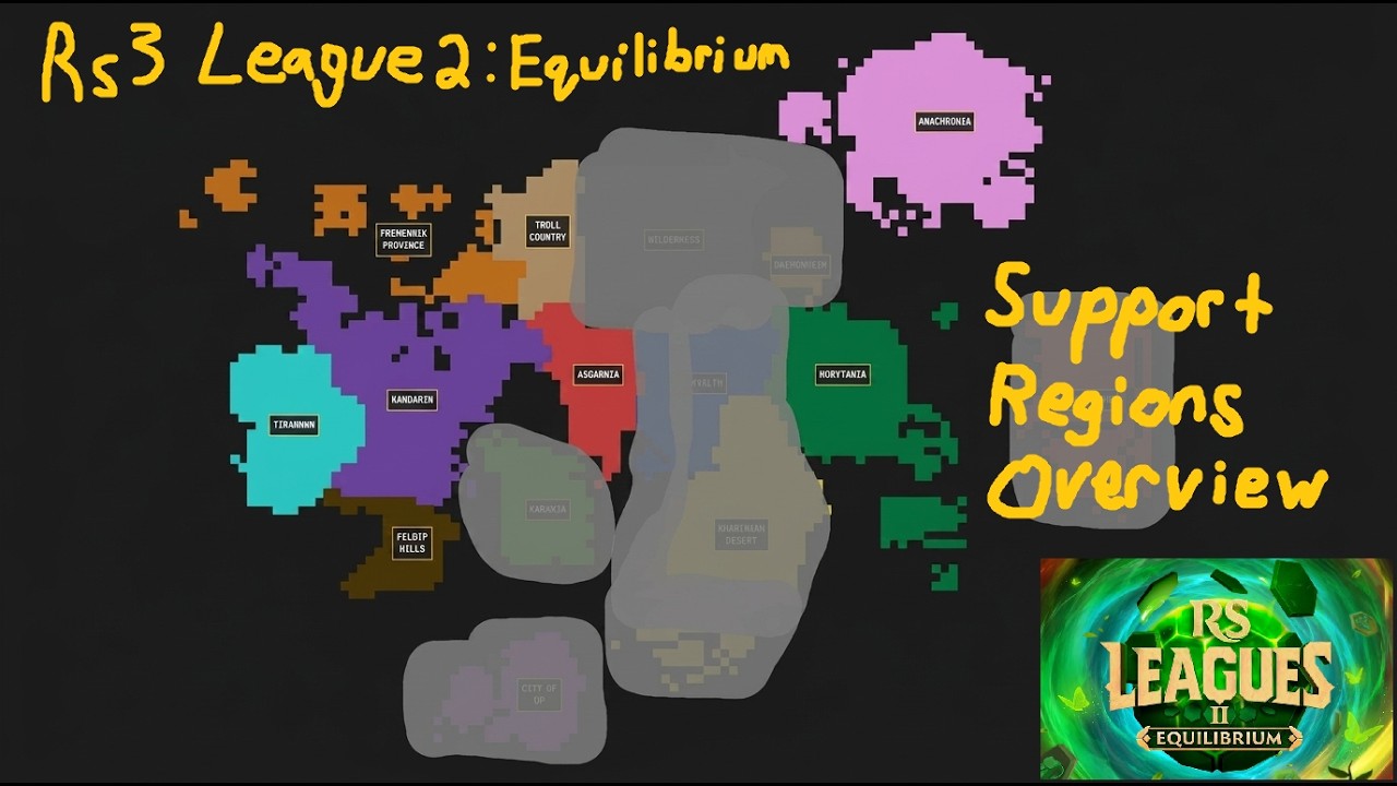 Rs3 Leagues 2: Support Regions Overview