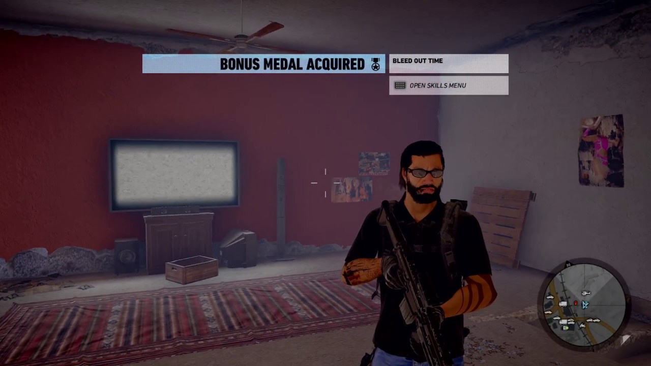 Tom Clancy's Ghost Recon Wildlands Bleed Out Time 20% Time Increase Bonus Medal Location