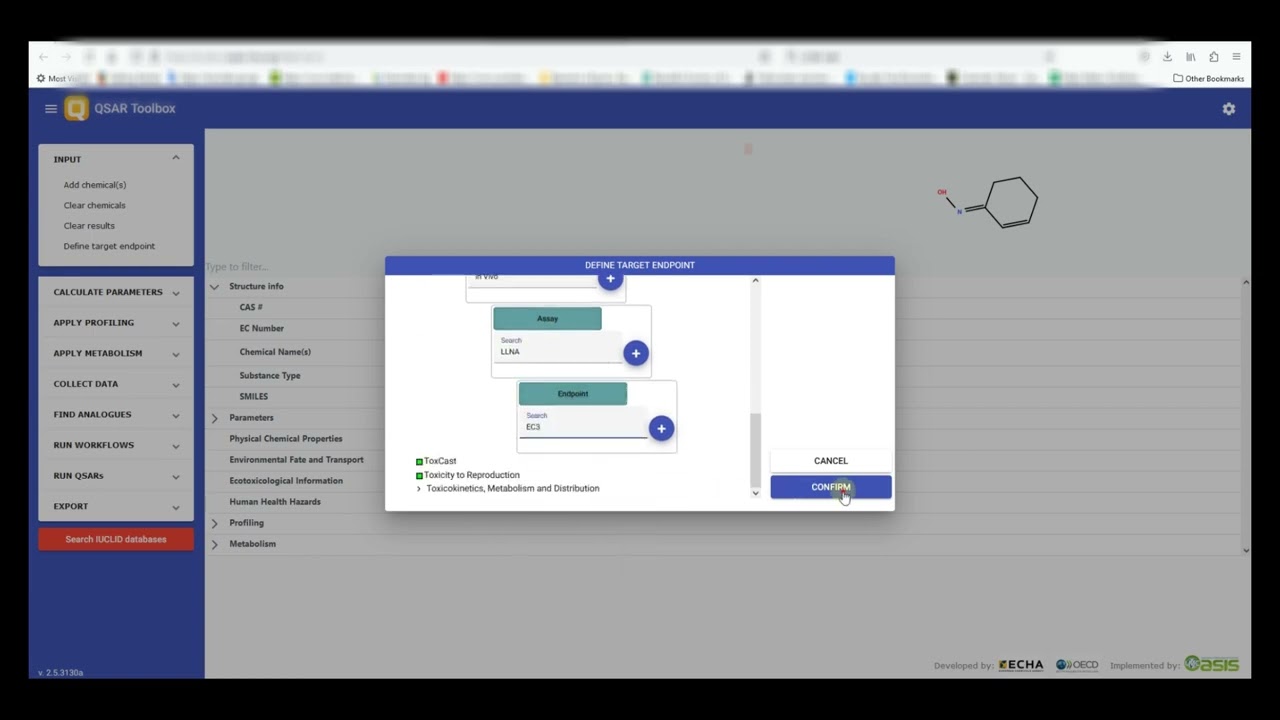 15. Exploring the Web Client - OECD QSAR Toolbox 4.6