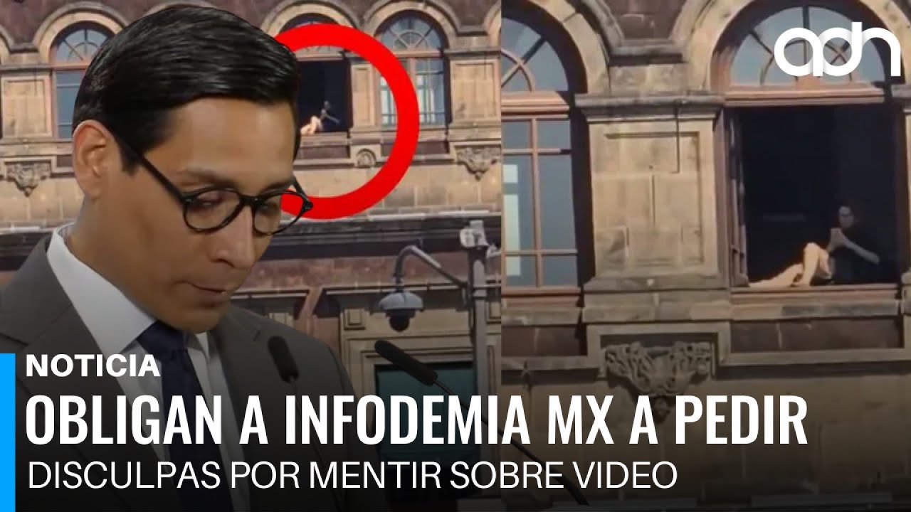 Obligan a Infodemia MX a pedir disculpas por mentir sobre video del Palacio Nacional