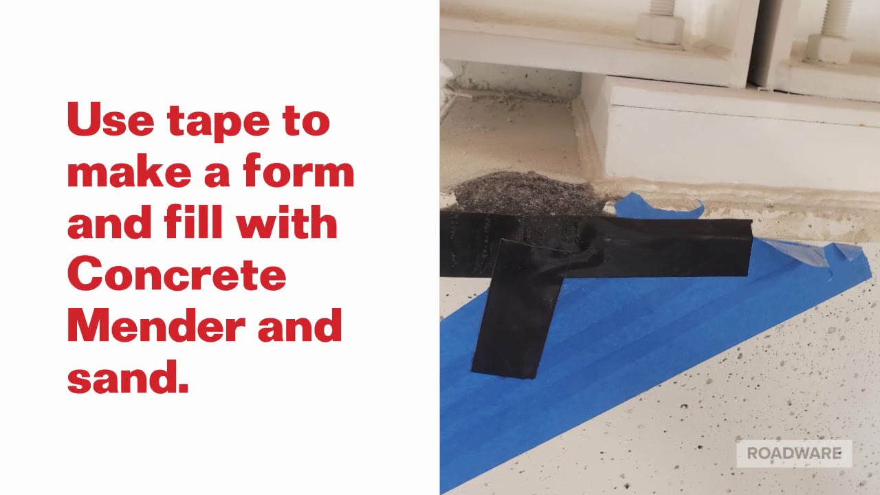 Easy Crack Injection with Roadware 10 Minute Concrete Mender.