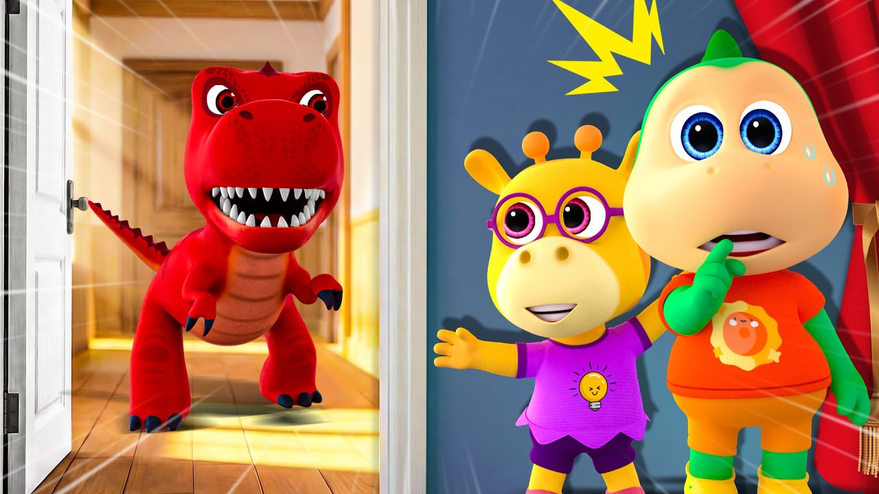 😱Los Juguetes de Dinosaurio Cobran Vida🦖¡Un Dinosaurio en Mi Casa!🔥Cuentos para Niños de Fire Spike