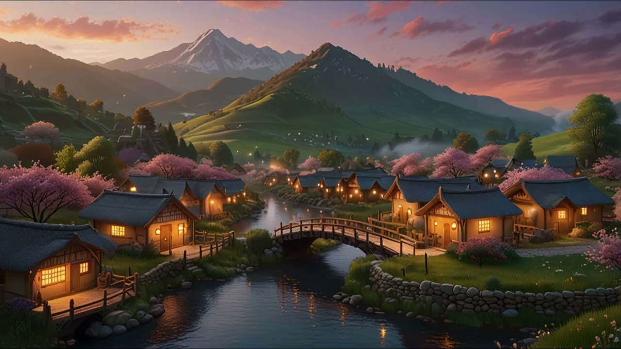Escape To A Cozy Fantasy World | Ambient Nature Sounds | No Music