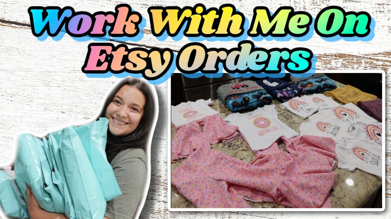 A REAL Day In The Life As A Successful Etsy Shop Owner /  Work With Me & Package Etsy Orders