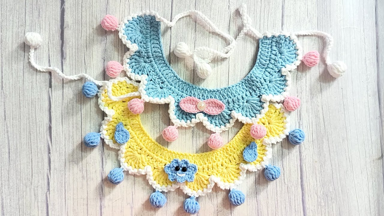 #114 pet collar with balls, cute cats collar, dog bandana