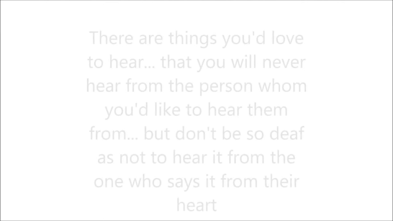 It Hurts to LOVE Someone  *MUST LISTEN*