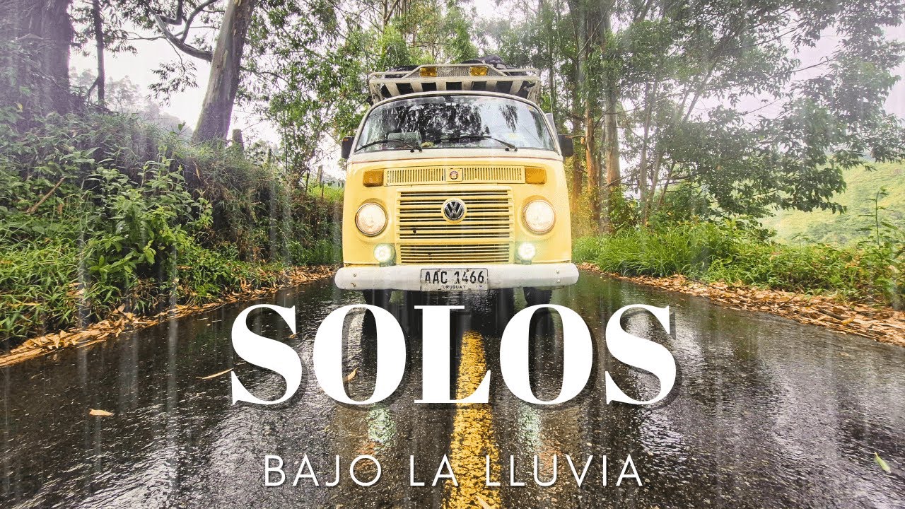 ⛈️ DILUVIO mientras caminamos SOLOS👉🏽 Así es el VALLE DE COCORA| ASMR | VAN LIFE