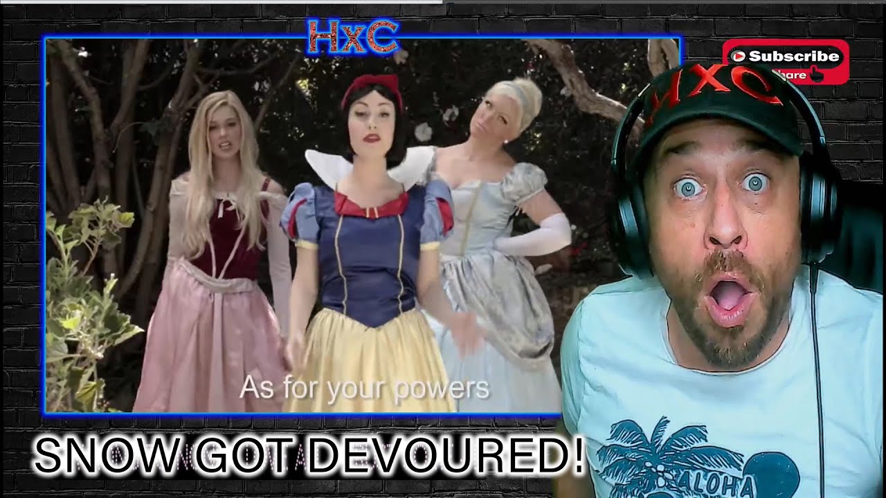 SNOW WHITE vs ELSA Princess Rap Battle Whitney Avalon ft  Katja Glieson explicit