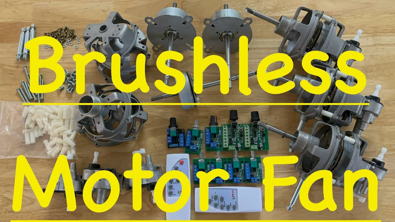 Thay Trục Motor Không Chổi Than Đơn Giản | Chế Quạt 12V DC Tiết Kiệm Điện Thay Thế