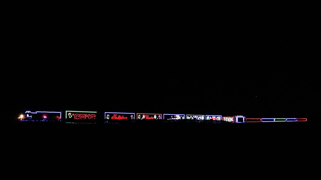 Heritage units and cpkc holiday train deadhead In pleasant prairie Wisconsin 