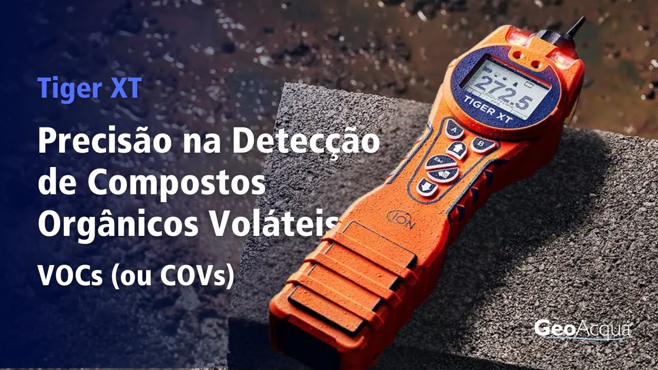 Precisão na detecção de VOCs (ou COVs) com Tiger XT - Alugue na GeoAcqua