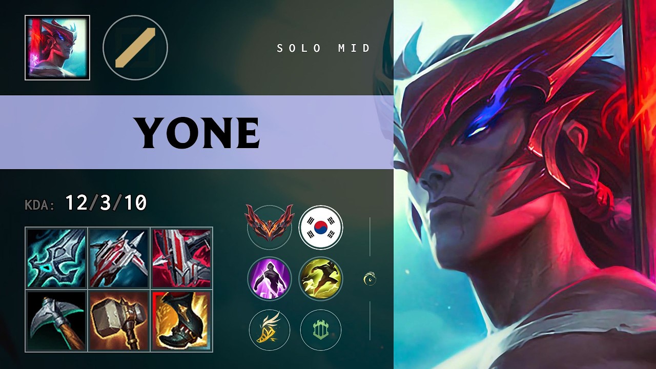 Yone Mid vs Orianna - KR Grandmaster Patch 26.15