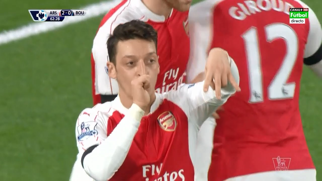 Mesut Özil vs Bournemouth - 28/12/2015 - HD