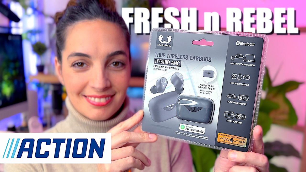 &Eacute;couteurs sans fil Fresh &rsquo;n Rebel de chez ACTION compatible avec localiser Apple Find My
