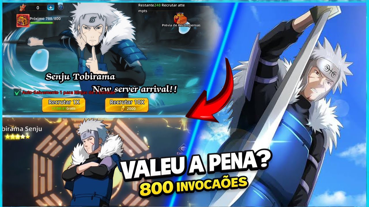 FECHANDO O EVENTO DO TOBIRAMA | Naruto Chakra Clash Mobile