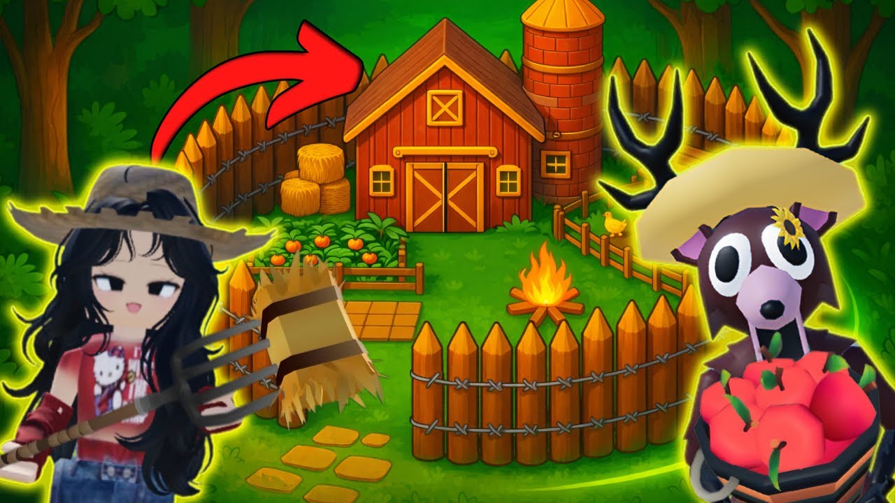 Building a FARM BASE In 99 Nights In The Forest 