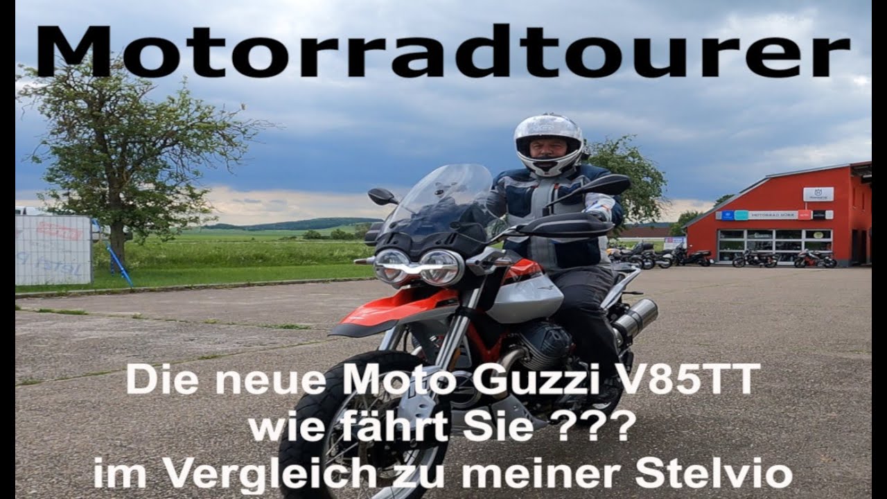 Motorradtourer - die neue Moto Guzzi V85TT 2024 - wie fährt Sie im Vergleich zu meiner Stelvio