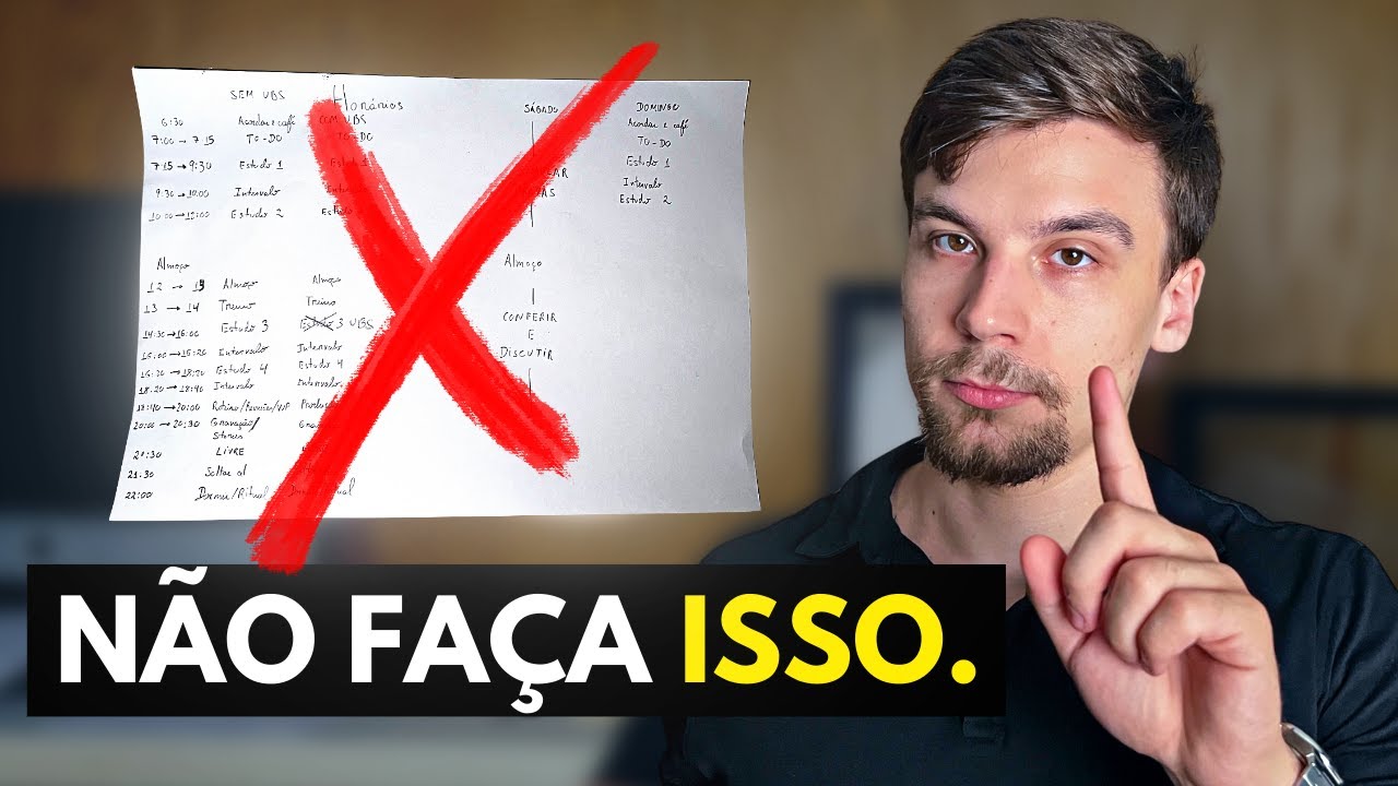 Meu ERRO no Plano de Estudos para Residência Médica | Jornada Residência 17