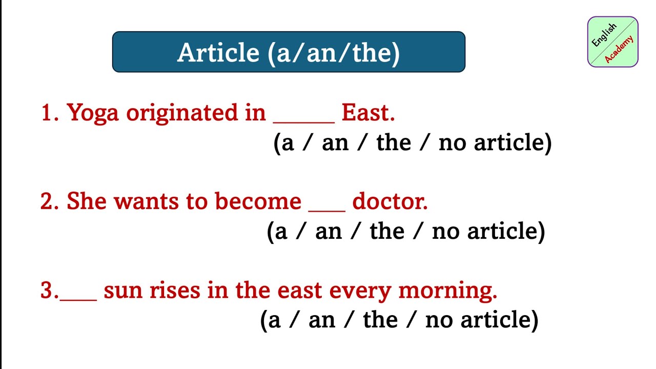 Article(A/An/The) practice set-15 #articles #advanceenglishacademy #ssc #mts #chsl #articles