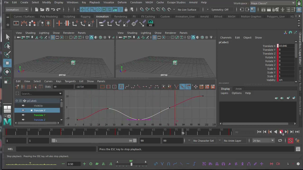 How to Use the Graph Editor in Autodesk Maya