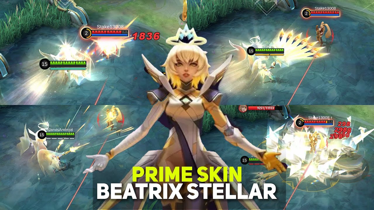 New Prime Skin Beatrix Stellar Brilliance - All Animation Ultra - Mobile Legends