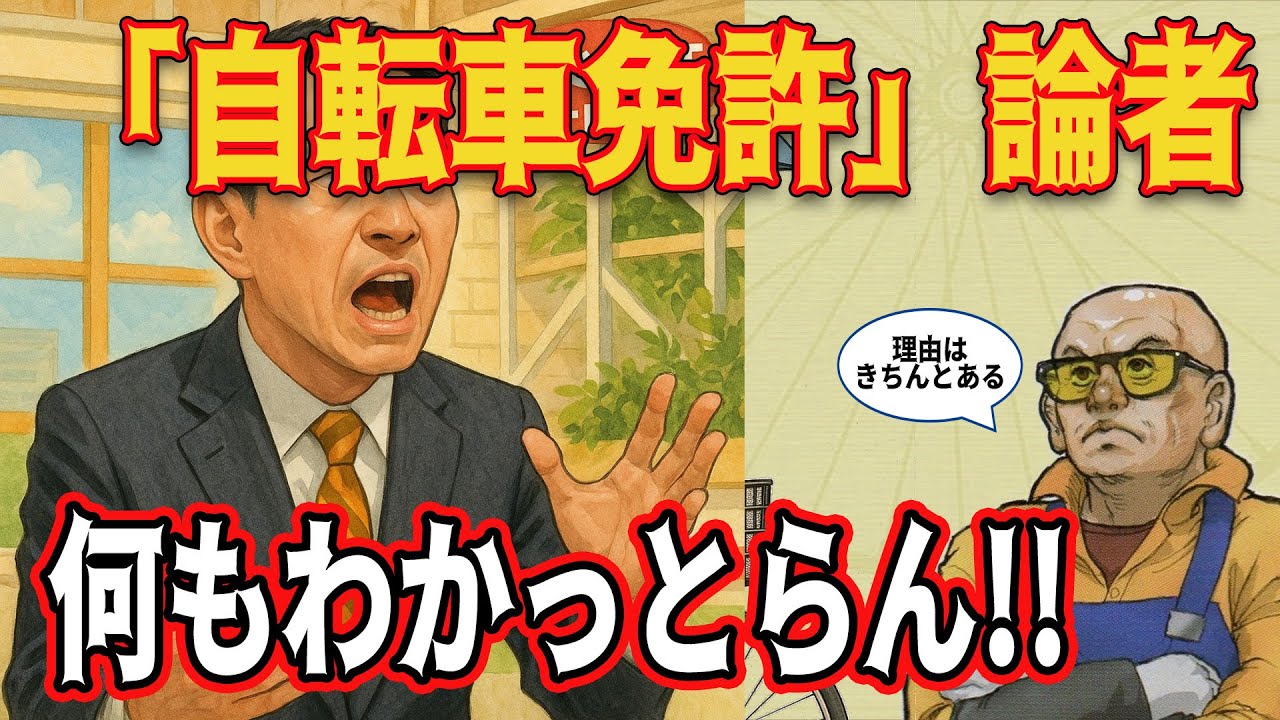 「自転車免許」はまったく無意味。『モーニングショー』の玉川徹さん、そこにはこれだけの理由があるのです。