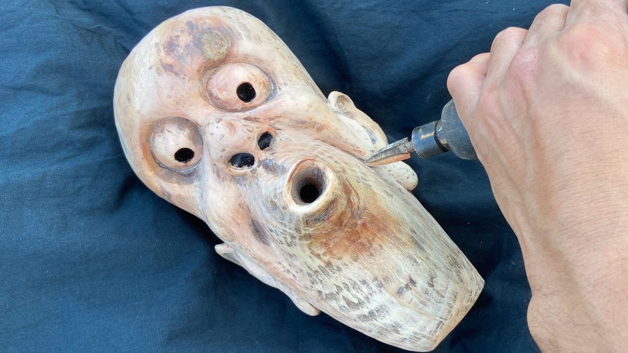 Turning Rotten Wood into Beautiful Carved Masterpieces for Beginners