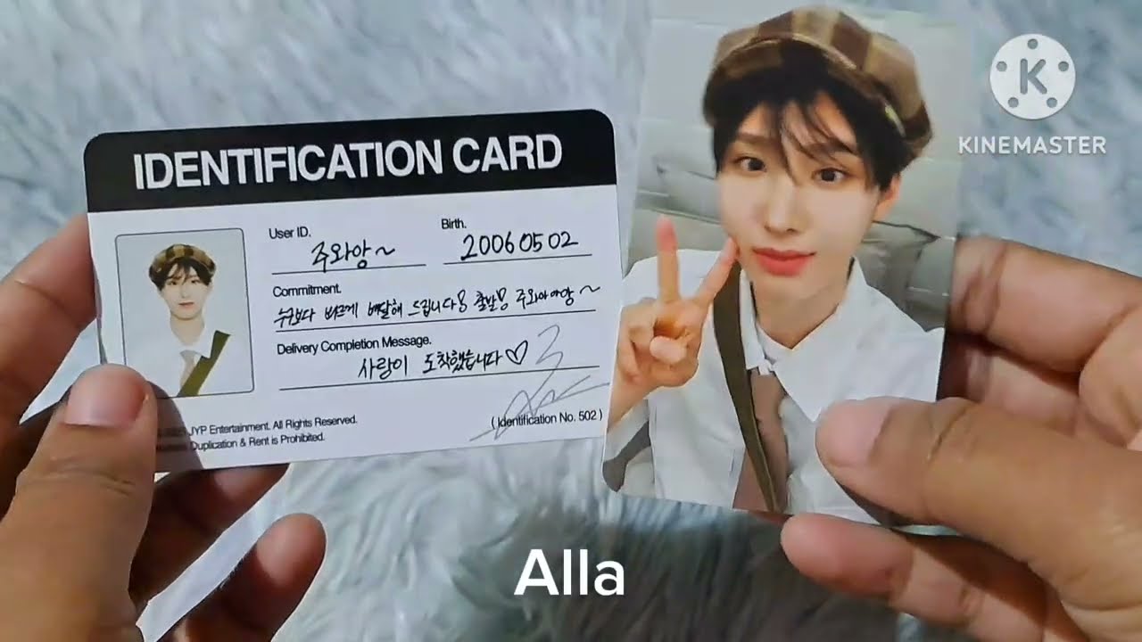 🤍 UNBOXING 🛹 KickFlip JUWANG 🐹 Photocard & Identification Card - KFP EXPRESS
