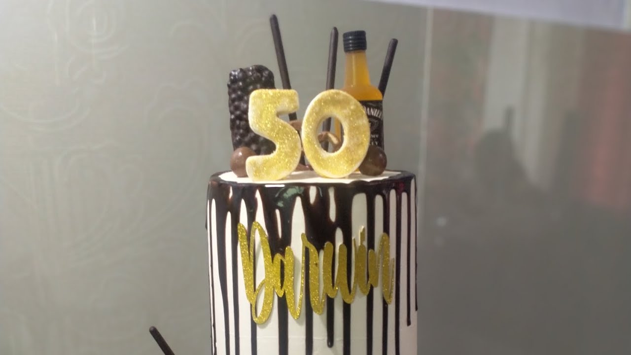 50th birthday cake design for men