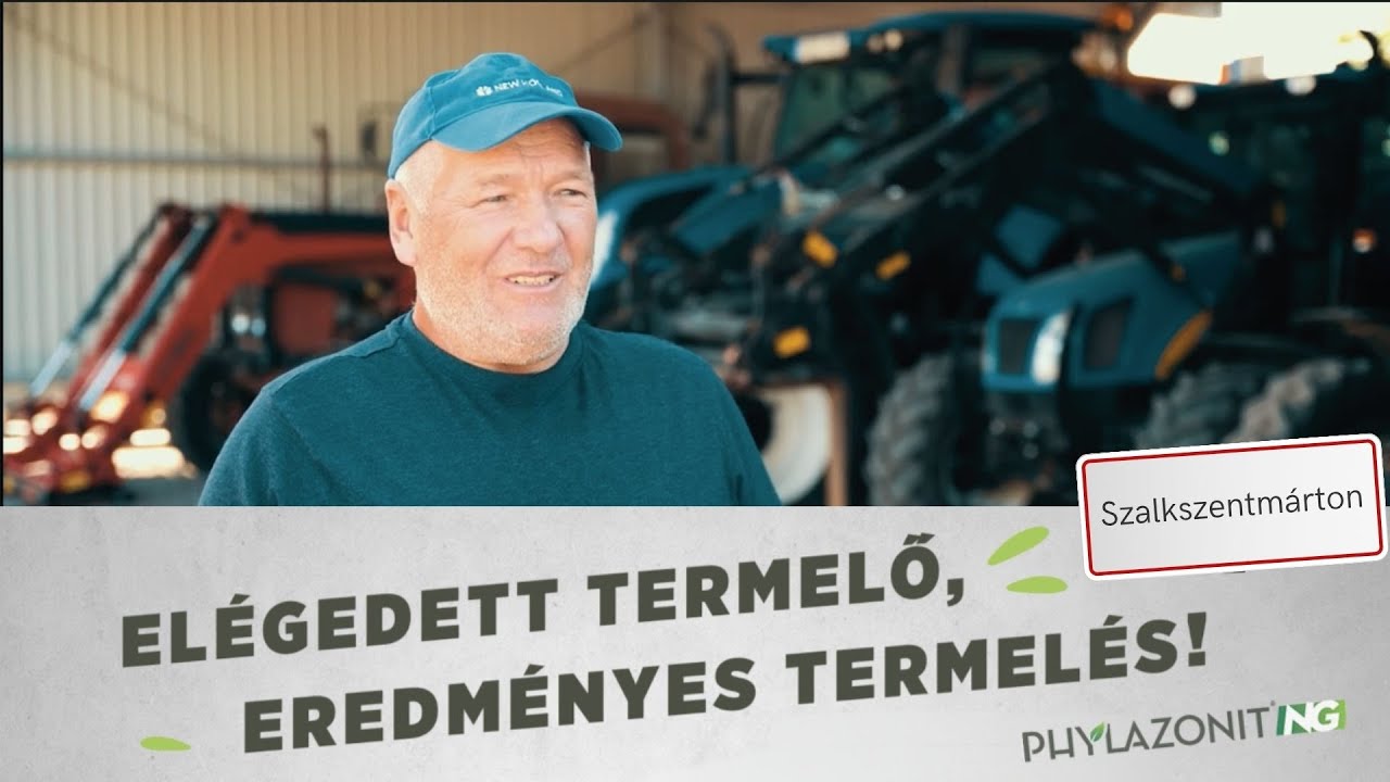 Elégedett termelő - Tóth János
