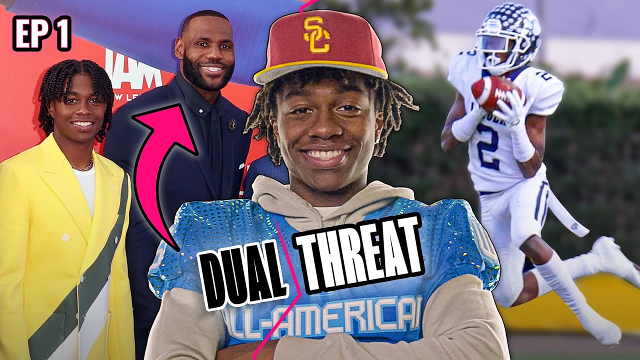 He Plays LEBRON'S SON In A MOVIE! USC Commit Ceyair Wright STARS In His Own Reality Show 🎥