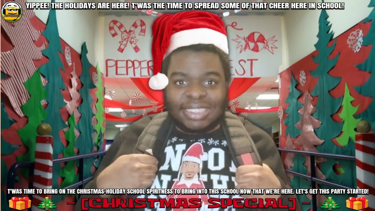 THE DIFFERENT TYPES OF STUDENTS IN SCHOOL BEFORE CHRISTMAS BREAK - [CHRISTMAS SPECIAL]