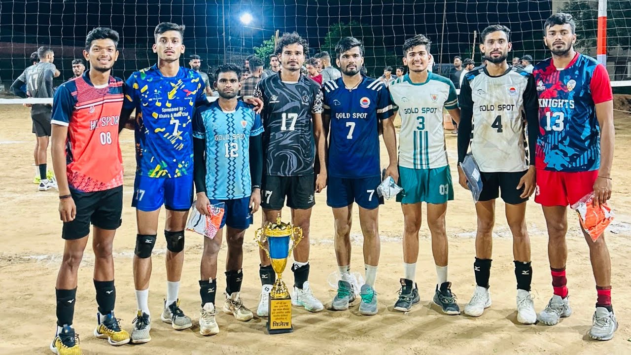 Sai Kurukshetra vs Gurgaon Hostel volleyball match bibasar 2025 final
