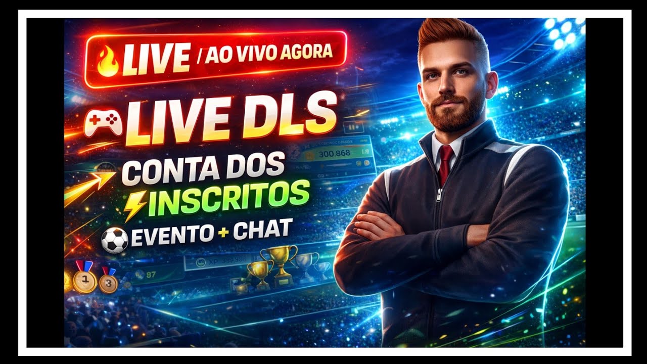 🔥 LIVE DLS AO VIVO AGORA! CONTA DOS INSCRITOS + EVENTO E CHAT🔥#LiveDLS #DLSAoVivo #ContaDosInscritos