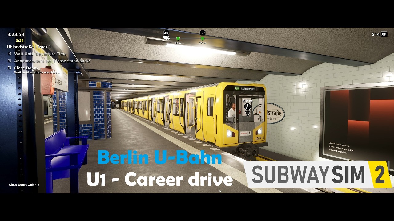 U1 Career Mode - SubwaySim2