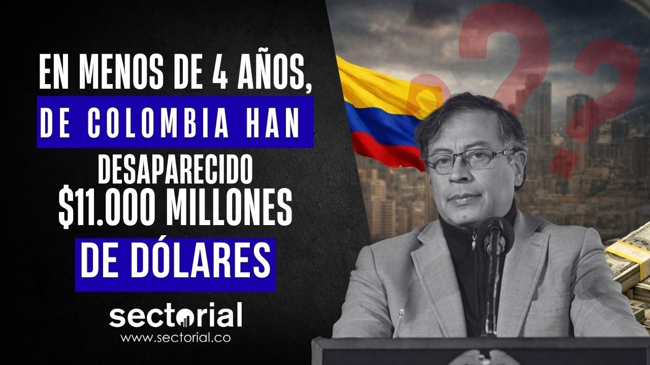 11 mil millones de dólares perdidos en Colombia