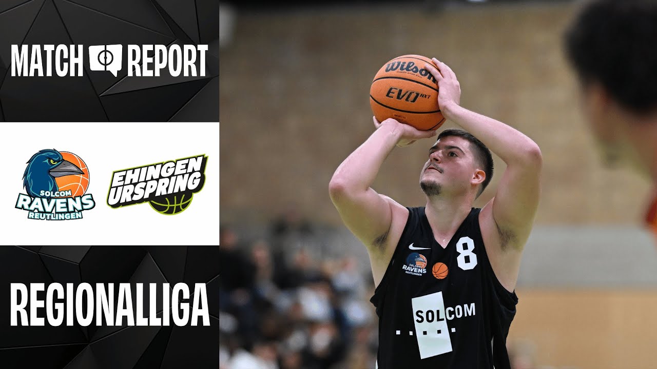 Basketball Regionalliga: TSG Solcom Ravens Reutlingen - Team Ehingen Urspring