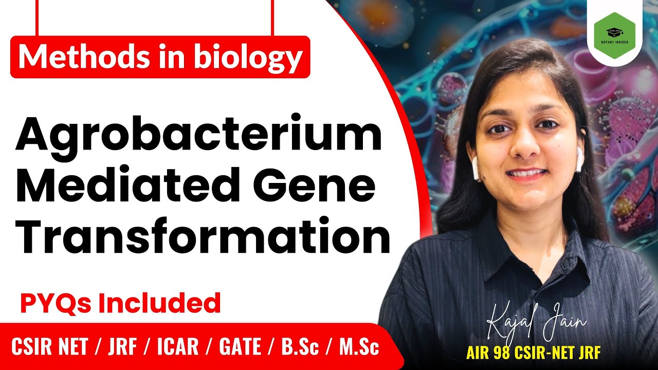 Unit-13| Agrobaterium Mediated Gene Transformation| Ti- plasmid I Gene Cloning I CSIR-NET JRF| GATE|