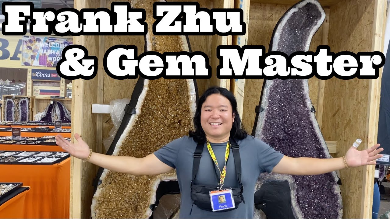 Frank Zhu & Gem Master at the Denver Gem And Mineral Show 2023