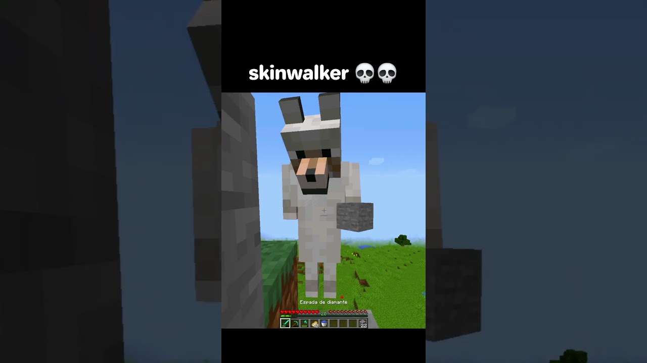 skinwalker 💀 #minecraft #shorts