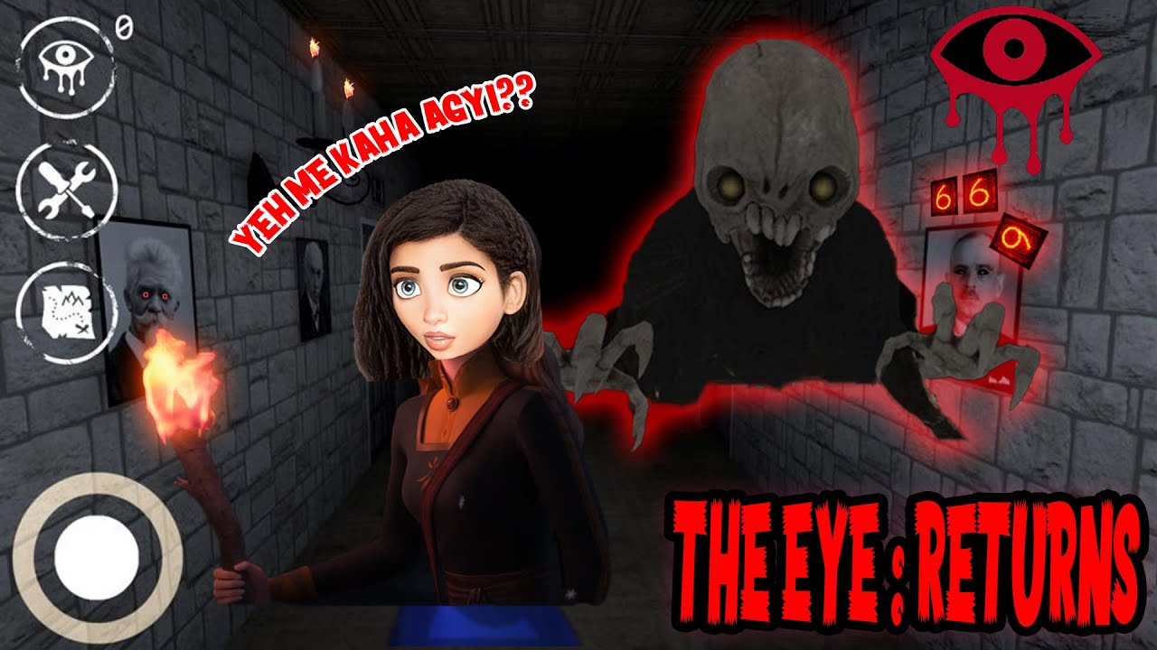 Ganje Bhoot ko Maza Chaka Dia  Maine😨!!!! Eyes Horror Game