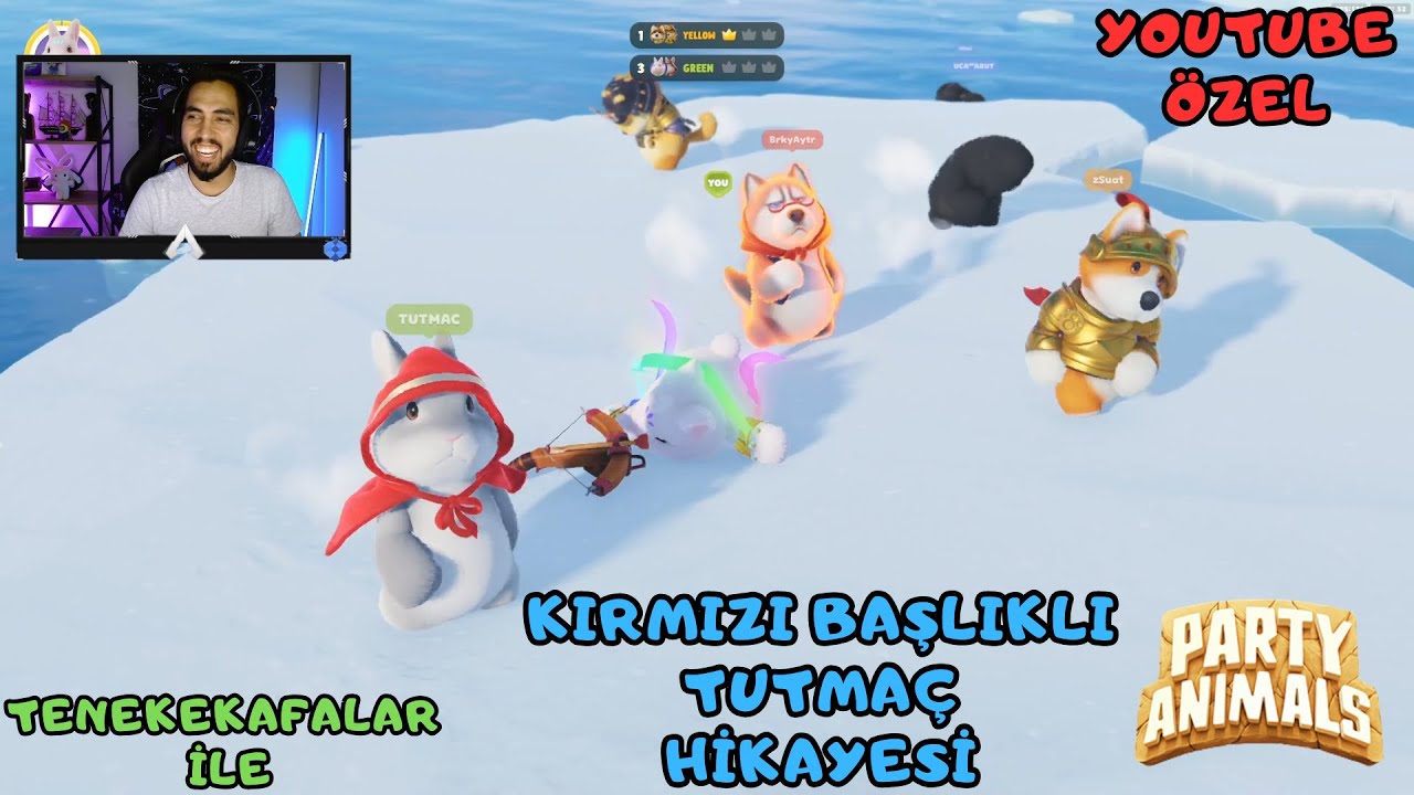 Kırmızı Başlıklı Tutma&ccedil; İle Duo - @TenekeKafalar ile Party Animals