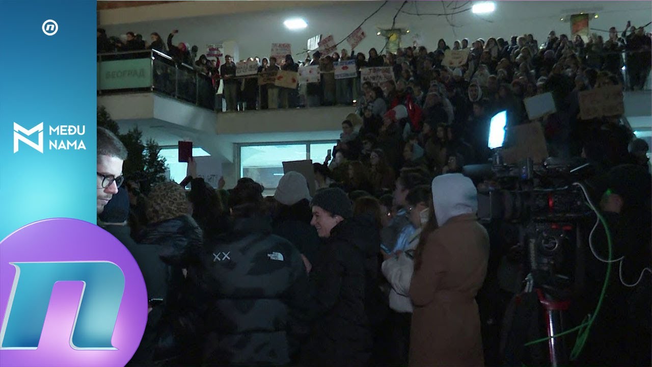 UŽIVO: Protest studenata ispred RTS-a